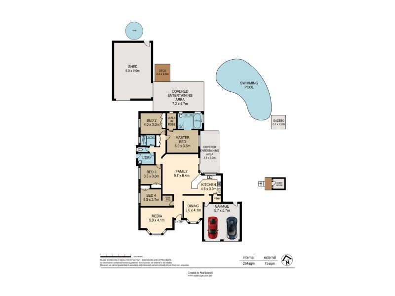 57 Gibson Crescent, Bellbowrie QLD 4070 Floorplan