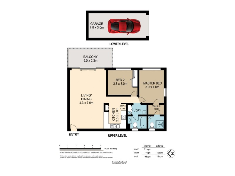 11/98 Whitmore Street, Taringa QLD 4068 Floorplan
