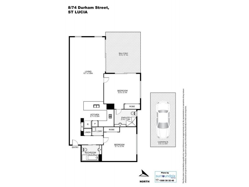 8/74 Durham Street, St Lucia QLD 4067