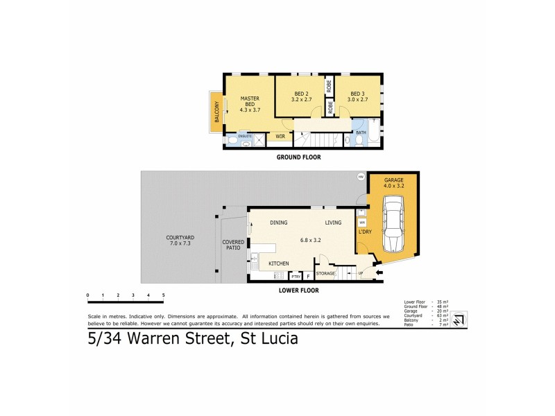 5/34 Warren Street, St Lucia QLD 4067 Floorplan