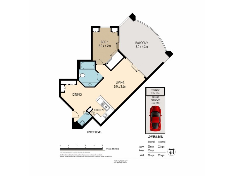 35/5-11 Chasely Street, Auchenflower QLD 4066 Floorplan