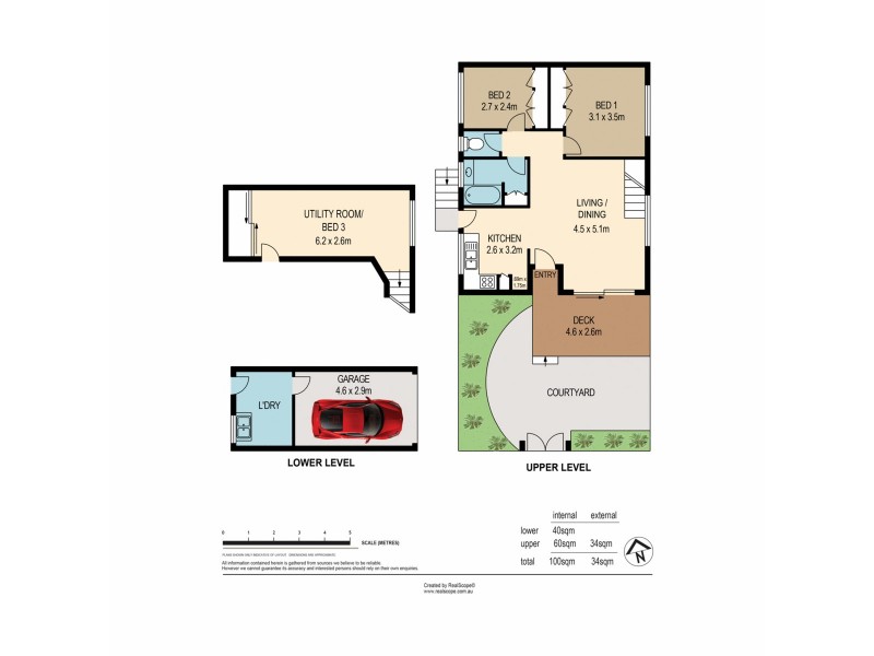 1/39 Salisbury Street, Indooroopilly QLD 4068 Floorplan