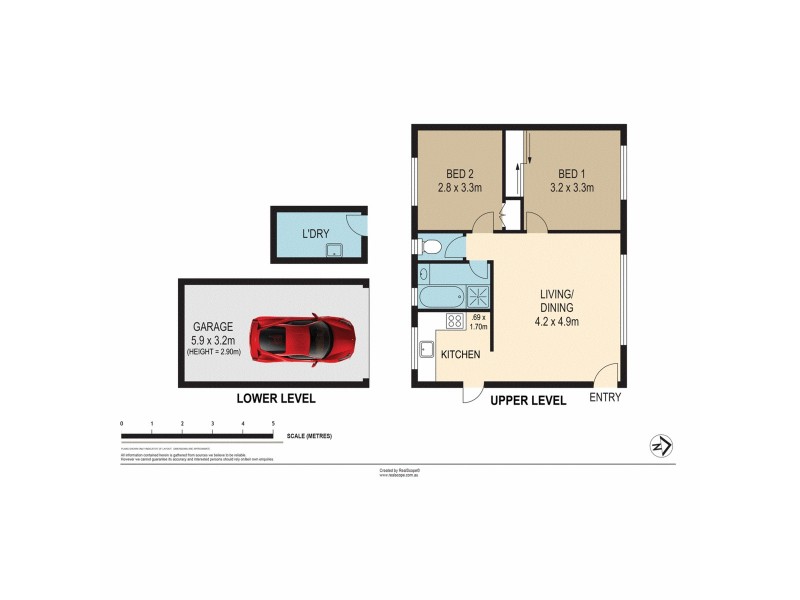 5/25 Brisbane Street, St Lucia QLD 4067 Floorplan