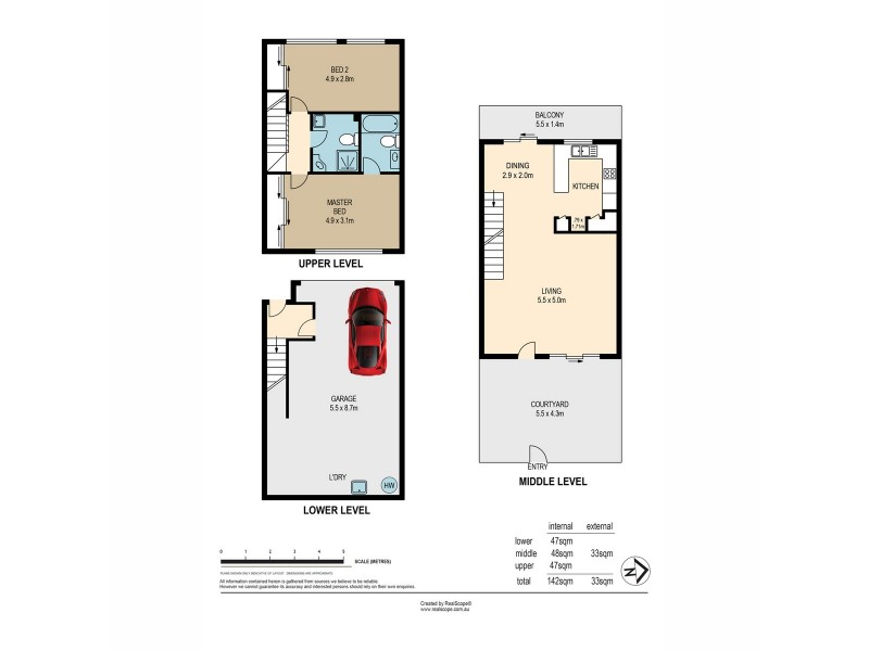 3/63 Oxford Terrace, Taringa QLD 4068 Floorplan