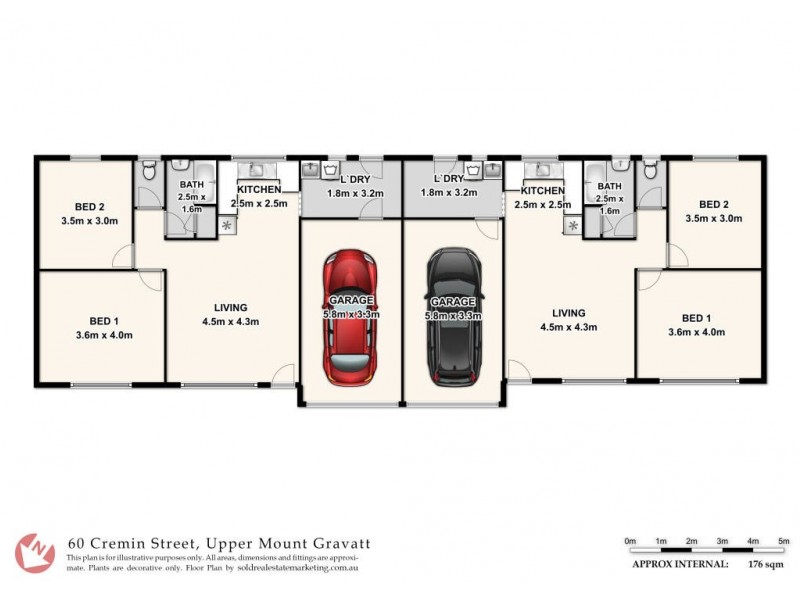 1 & 2/60 Cremin Street, Upper Mount Gravatt QLD 4122 Floorplan