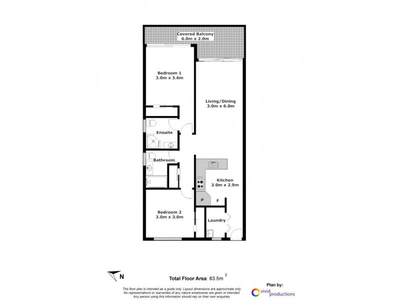 6/14 Macquarie Street, Teneriffe QLD 4005 Floorplan