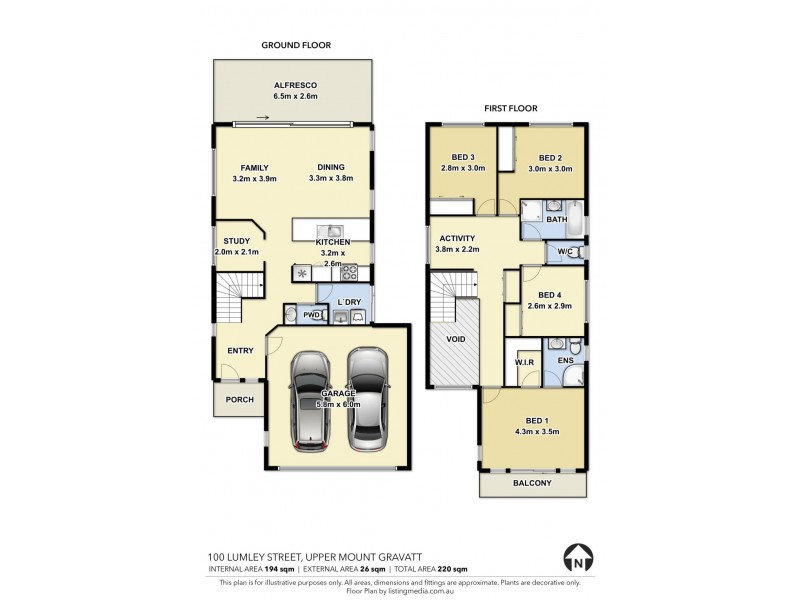 100 Lumley Street, Upper Mount Gravatt QLD 4122 Floorplan