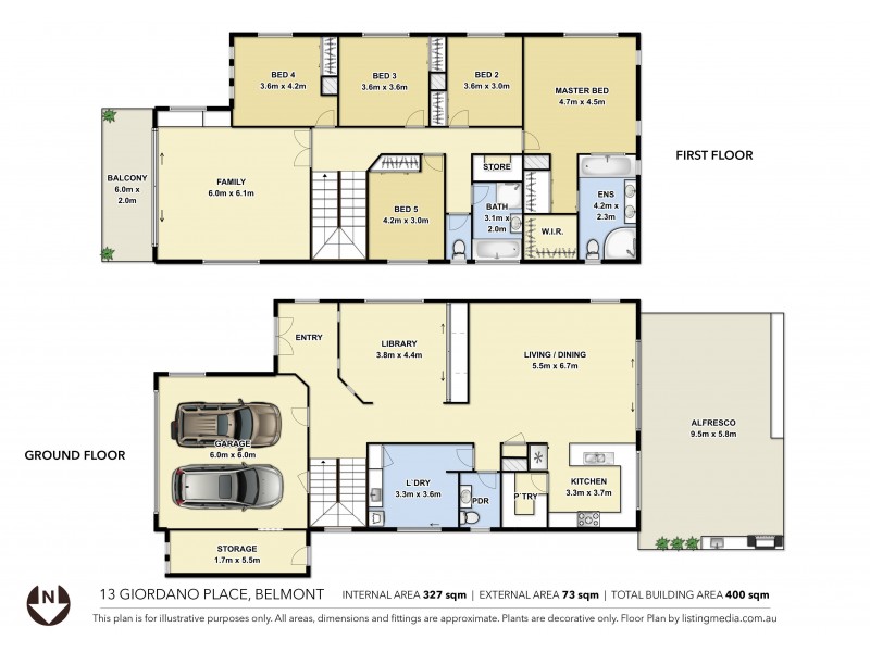 13 Giordano Place, Belmont QLD 4153 Floorplan