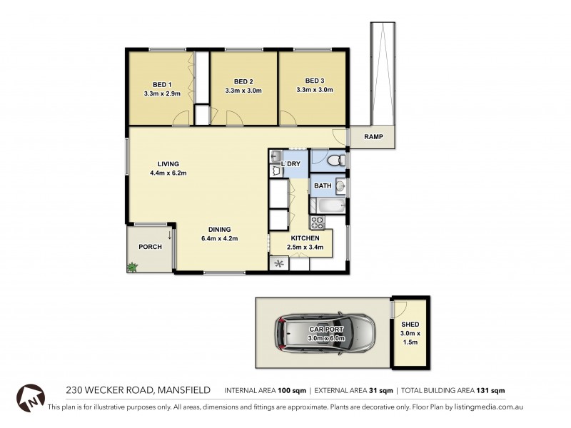 230 Wecker Road, Mansfield QLD 4122 Floorplan