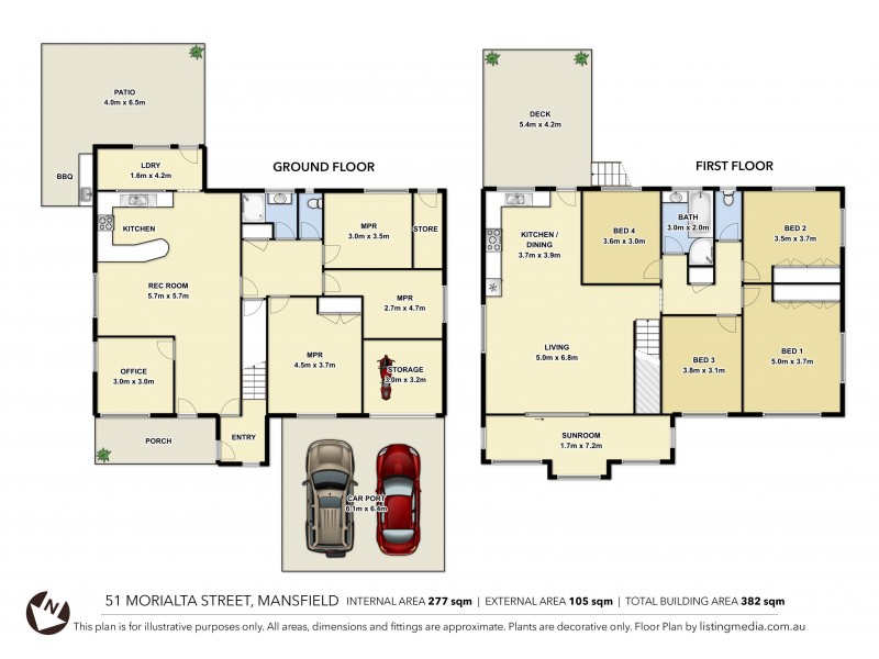 51 Morialta Street, Mansfield QLD 4122 Floorplan