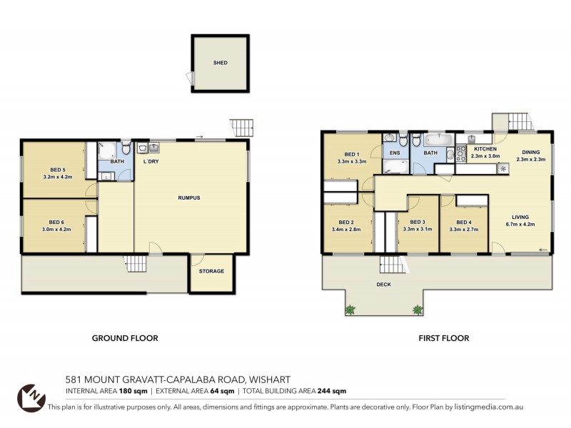 581 Mt Gravatt-Capalaba Road, Wishart QLD 4122 Floorplan