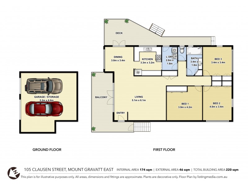 105 Clausen Street, Mount Gravatt East QLD 4122 Floorplan