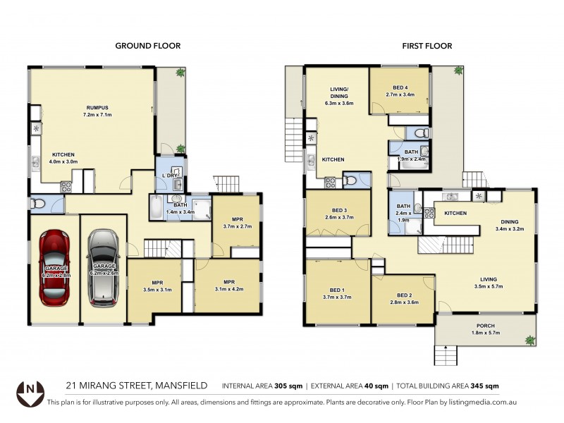 21 Mirang Street, Mansfield QLD 4122 Floorplan