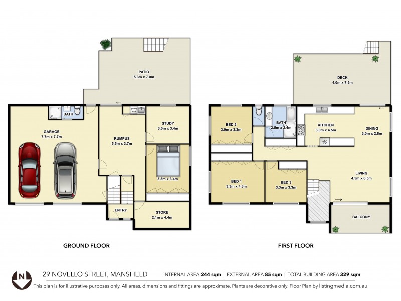29 Novello Street, Mansfield QLD 4122 Floorplan