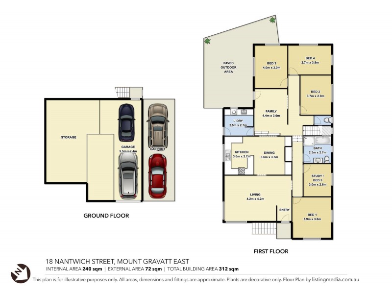 18 Nantwich Street, Mount Gravatt East QLD 4122 Floorplan