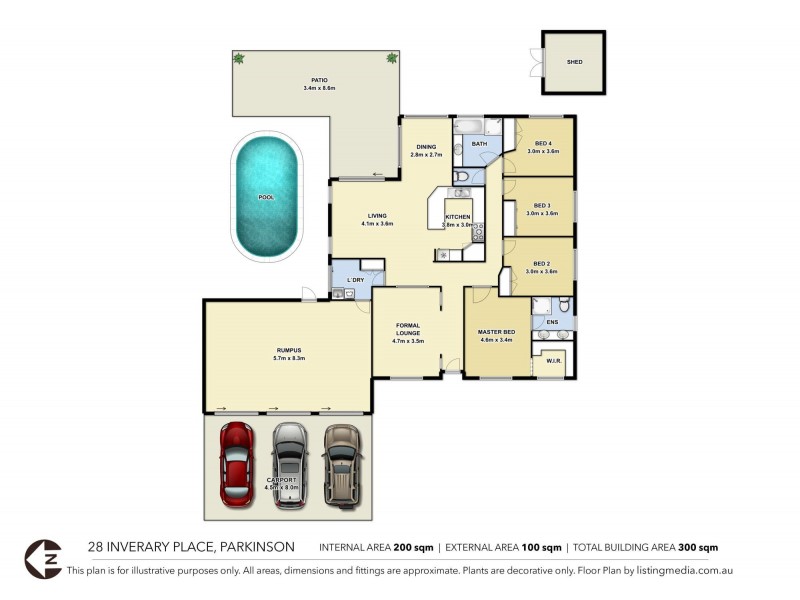 28 Inverary Place, Parkinson QLD 4115 Floorplan