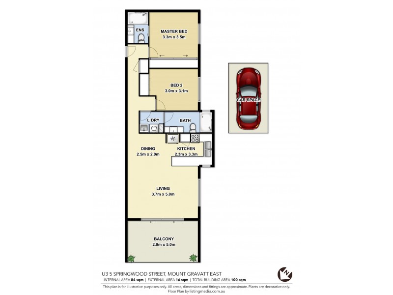 3/5 Springwood Street, Mount Gravatt East QLD 4122 Floorplan