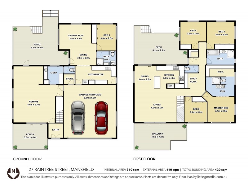 27 Raintree Street, Mansfield QLD 4122 Floorplan