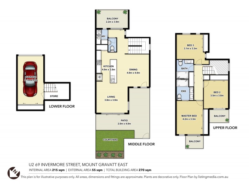 2/69 Invermore Street, Mount Gravatt East QLD 4122 Floorplan