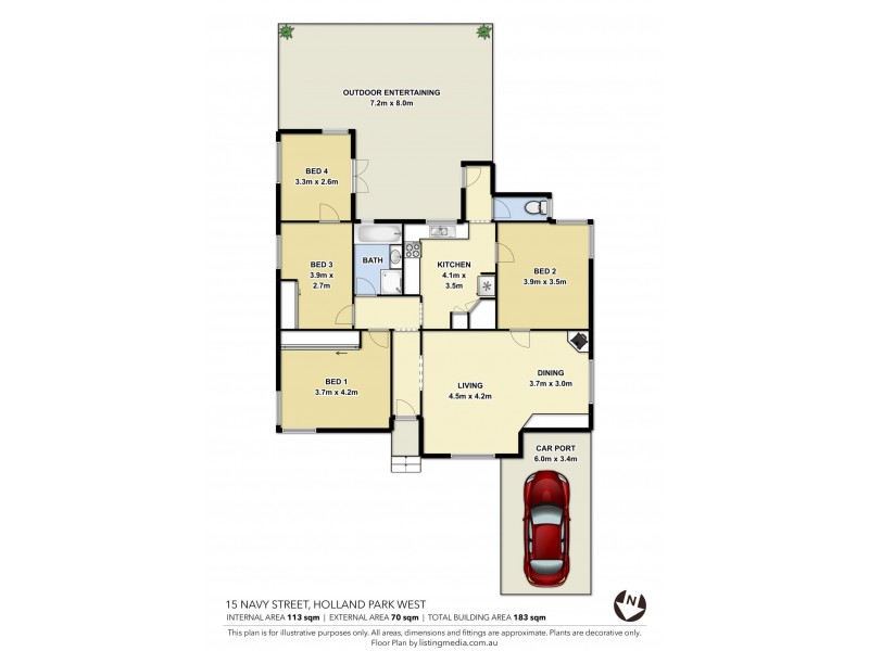15 Navy Street, Holland Park West QLD 4121 Floorplan