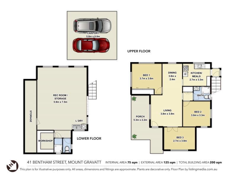 41 Bentham Street, Mount Gravatt QLD 4122 Floorplan