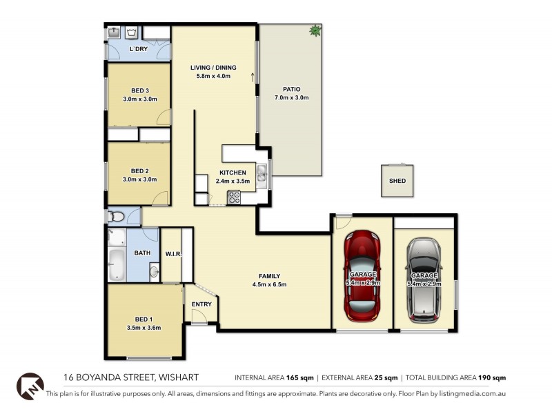 16 Boyanda Street, Wishart QLD 4122 Floorplan