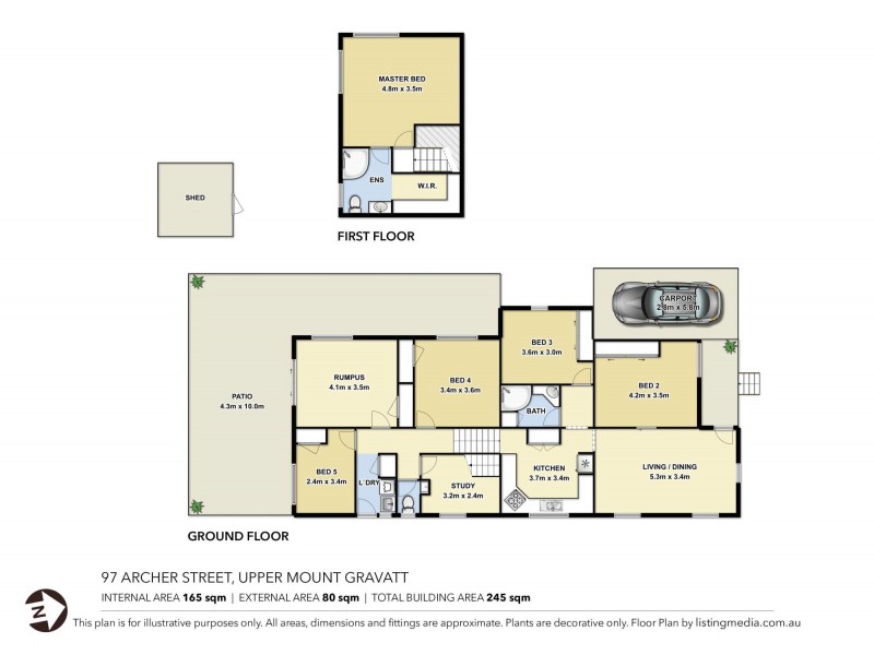 97 Archer Street, Upper Mount Gravatt QLD 4122 Floorplan