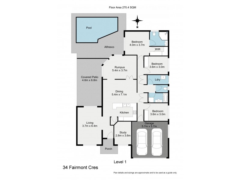 34 Fairmont Crescent, Underwood QLD 4119 Floorplan