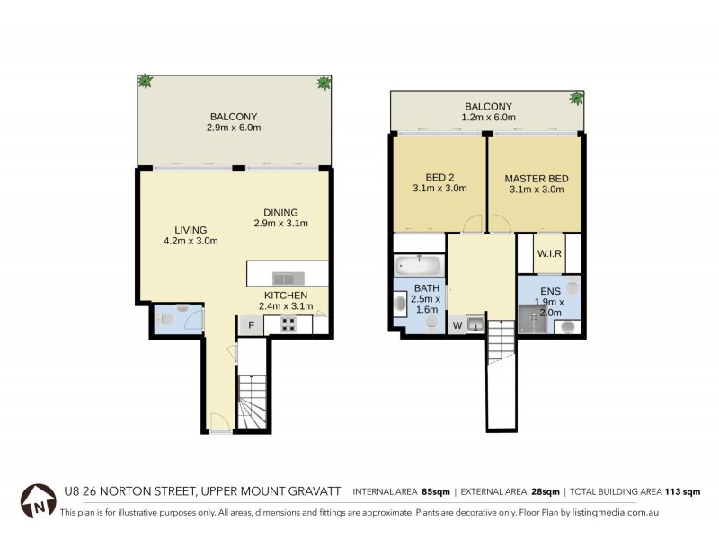 8/26 Norton Street, Upper Mount Gravatt QLD 4122 Floorplan