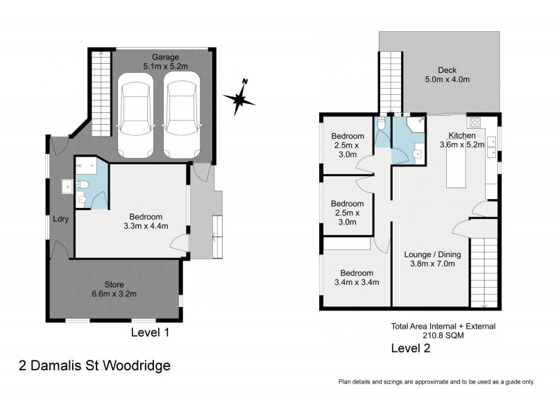 2 Damalis Street, Woodridge QLD 4114 Floorplan