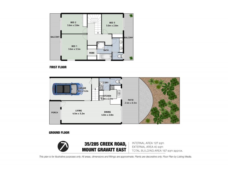 35/285 Creek Road, Mount Gravatt QLD 4122 Floorplan
