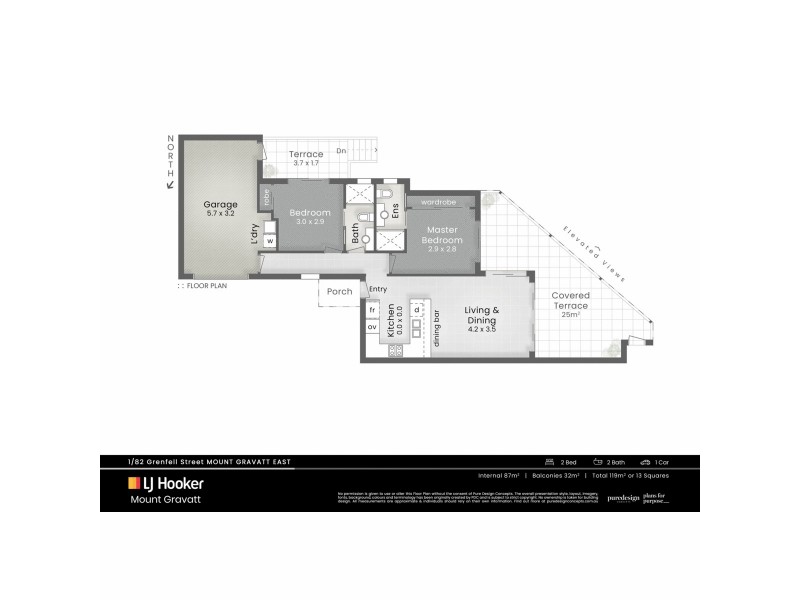 1/82 Grenfell Street, Mount Gravatt East QLD 4122 Floorplan