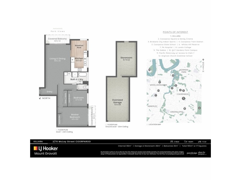 2/70 McLay Street, Coorparoo QLD 4151 Floorplan