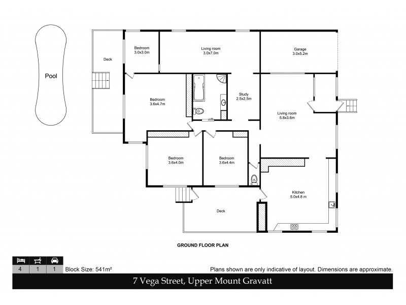 7 Vega Street, Upper Mount Gravatt QLD 4122 Floorplan