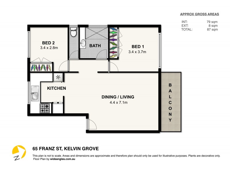 65 FRANZ ROAD, Clayfield QLD 4011 Floorplan