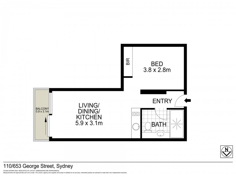 110/653 George Street, Sydney NSW 2000