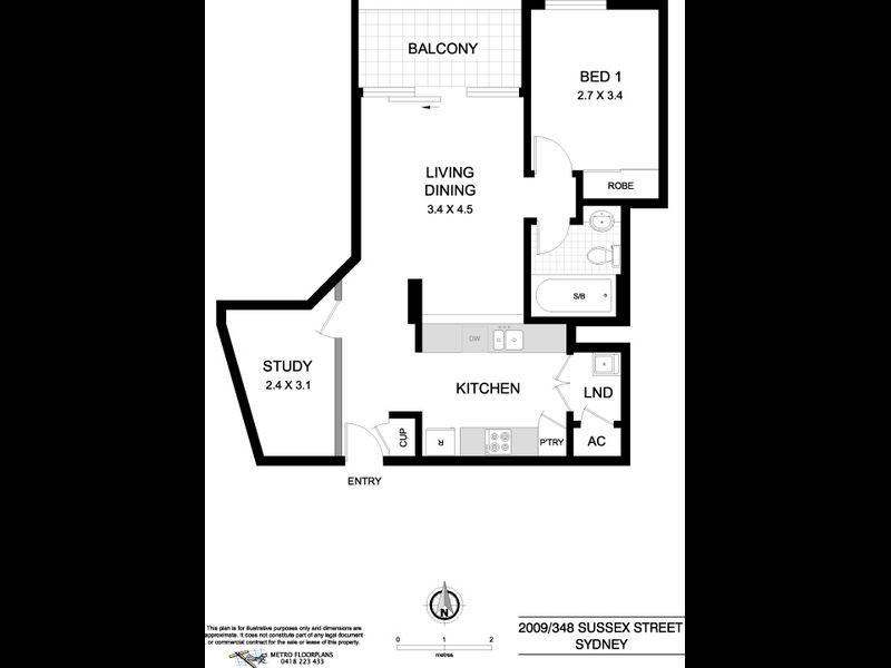 2009/348-3 Sussex Street, Sydney NSW 2000