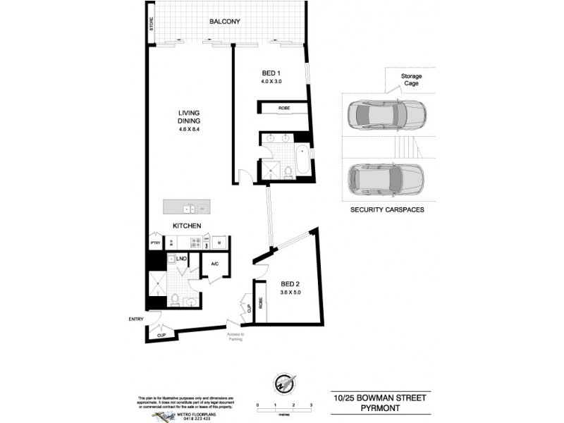 10/25 Bowman Street, Pyrmont NSW 2009 Floorplan