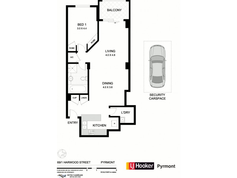 69/1-5 Harwood Street, Pyrmont NSW 2009 Floorplan