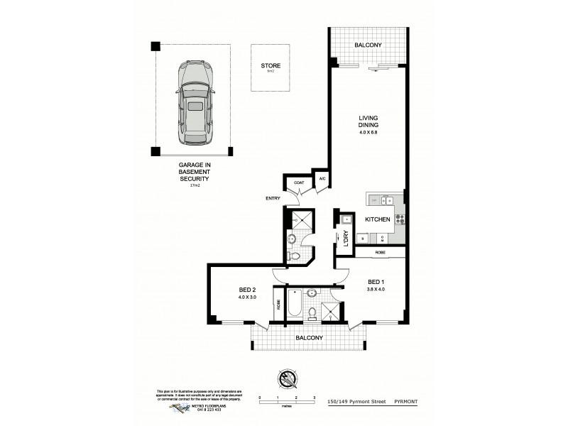 150/149 Pyrmont Street, Pyrmont NSW 2009 Floorplan