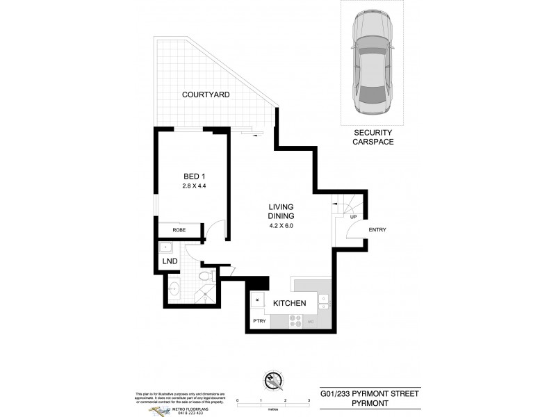G01/233 Pyrmont Street, Pyrmont NSW 2009 Floorplan