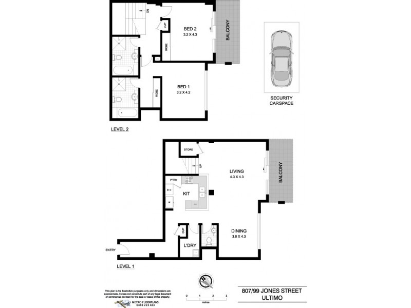 807/99 Jones Street, Ultimo NSW 2007 Floorplan