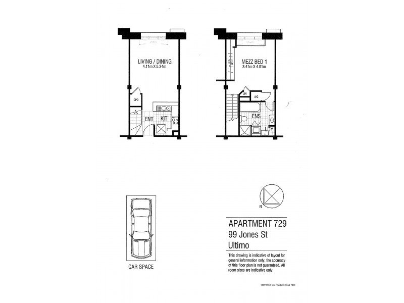 729/99 Jones Street, Ultimo NSW 2007 Floorplan