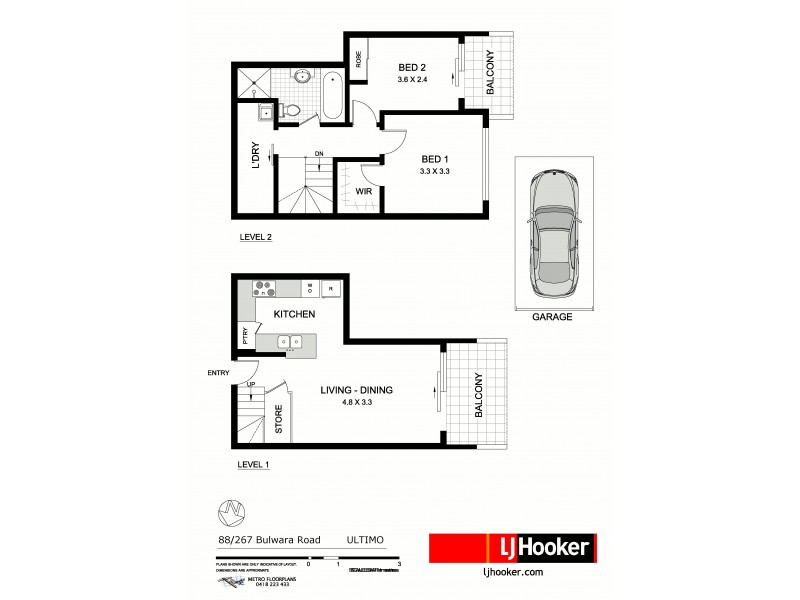 88/267 Bulwara Road, Ultimo NSW 2007 Floorplan