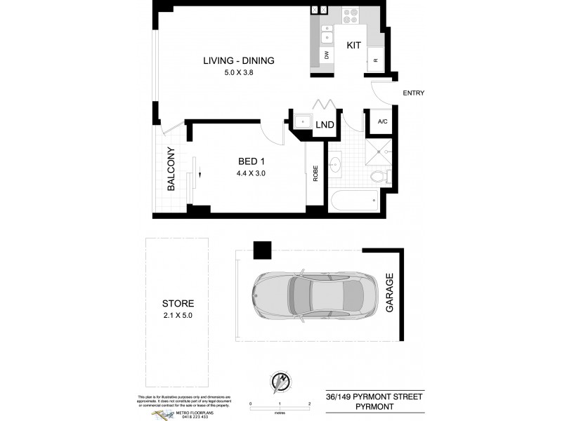 36/149 Pyrmont Street, Pyrmont NSW 2009 Floorplan
