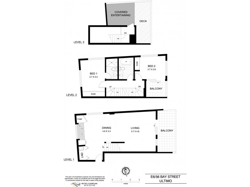 E6/56 Bay Street, Ultimo NSW 2007 Floorplan