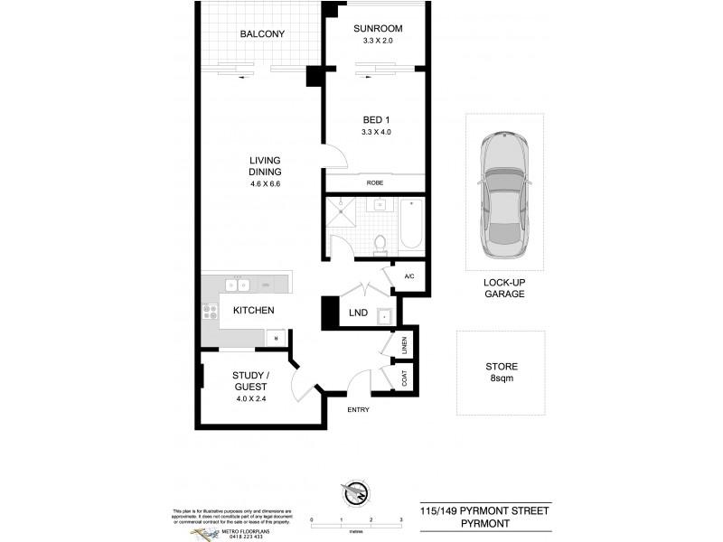 115/149 Pyrmont Street, Pyrmont NSW 2009 Floorplan