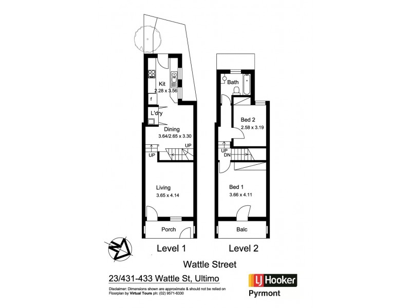 433 Wattle Street, Ultimo NSW 2007 Floorplan