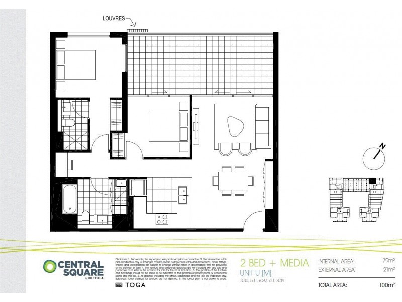 330/14B Anthony Road, West Ryde NSW 2114 Floorplan