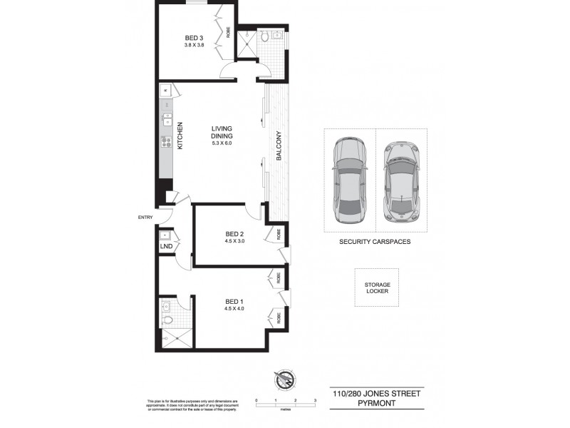 110/280 Jones Street, Pyrmont NSW 2009 Floorplan